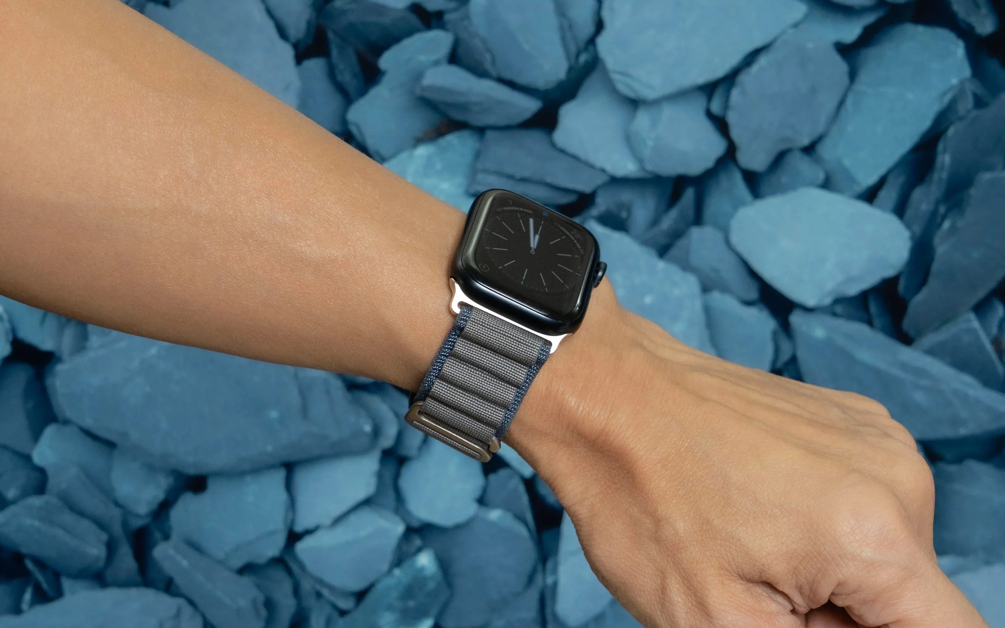 Torrii Watch 49/46/45/44 Mm Solar Strap - Slate - Tashqila Torrii Watch 49/46/45/44 Mm Solar Strap - Slate - Tashqila